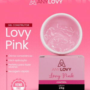 Gel Construtor Lovy Pink Control 24g