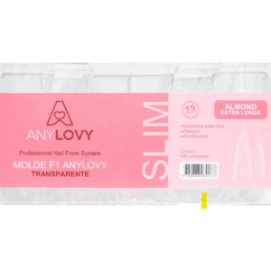 Molde F1 Slim Almond Extra Longa AnyLovy Zero Milímetro 150 Unidades