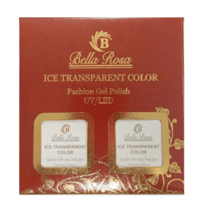 Kit de Esmaltes em Gel Branco Francesinha Bella Rosa